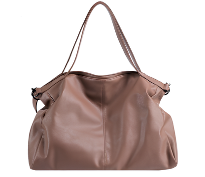 Women's Soft Faux Leather Handbag – Everyday School Bag