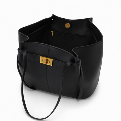 Women's Large Handbag in Faux Leather – Work & School Tote Bag