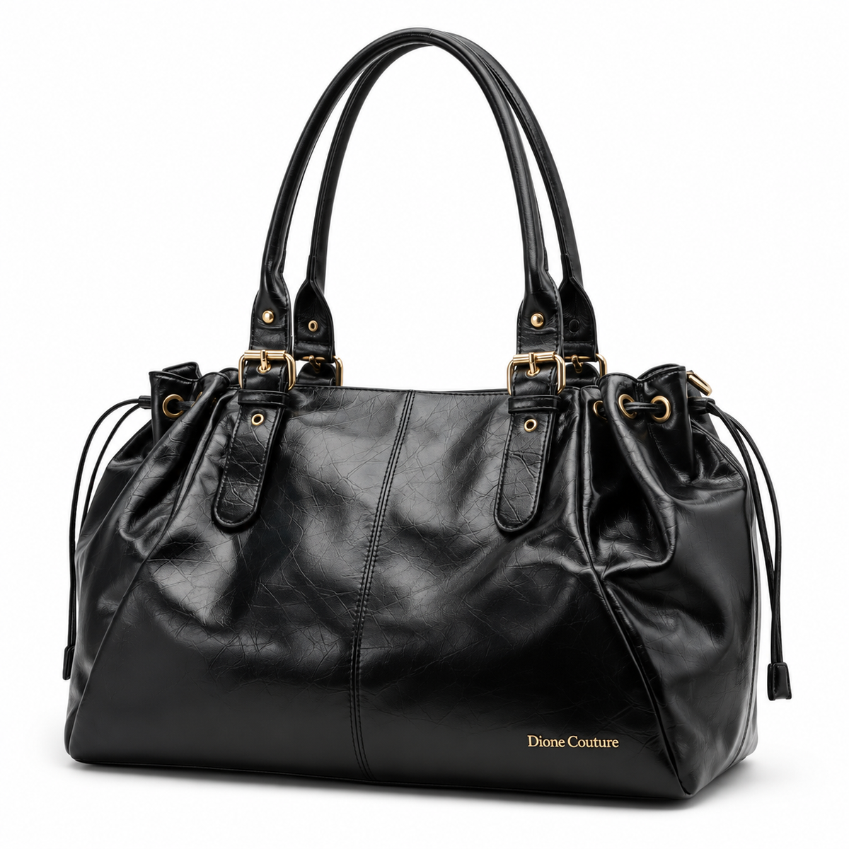 Women's XL Faux Leather Handbag – Spacious School Bag