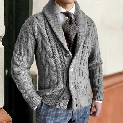 Men's Cardigan – Warm Knit Autumn Winter
