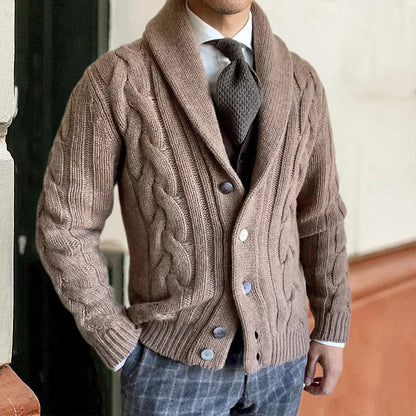 Men's Cardigan – Warm Knit Autumn Winter