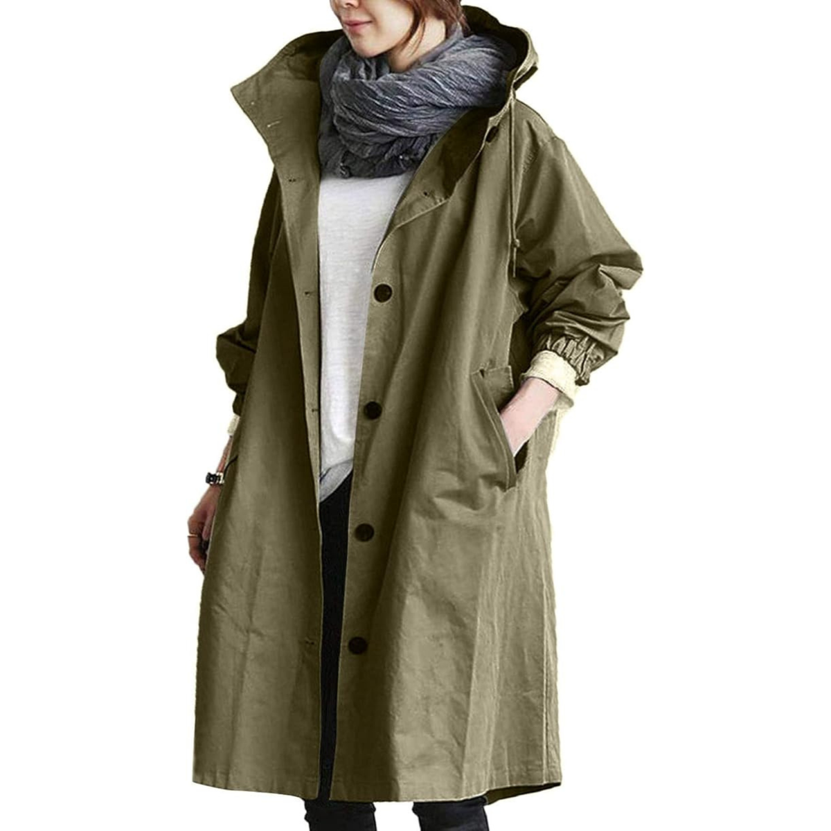 Women's Windproof Trench – Waterproof Mid-Season