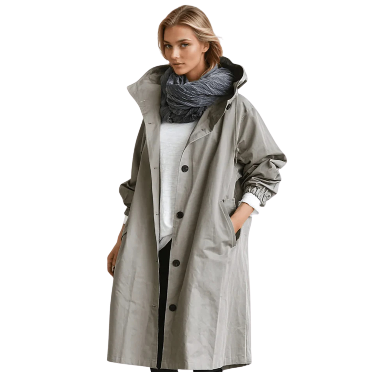 Women's Windproof Trench – Waterproof Mid-Season