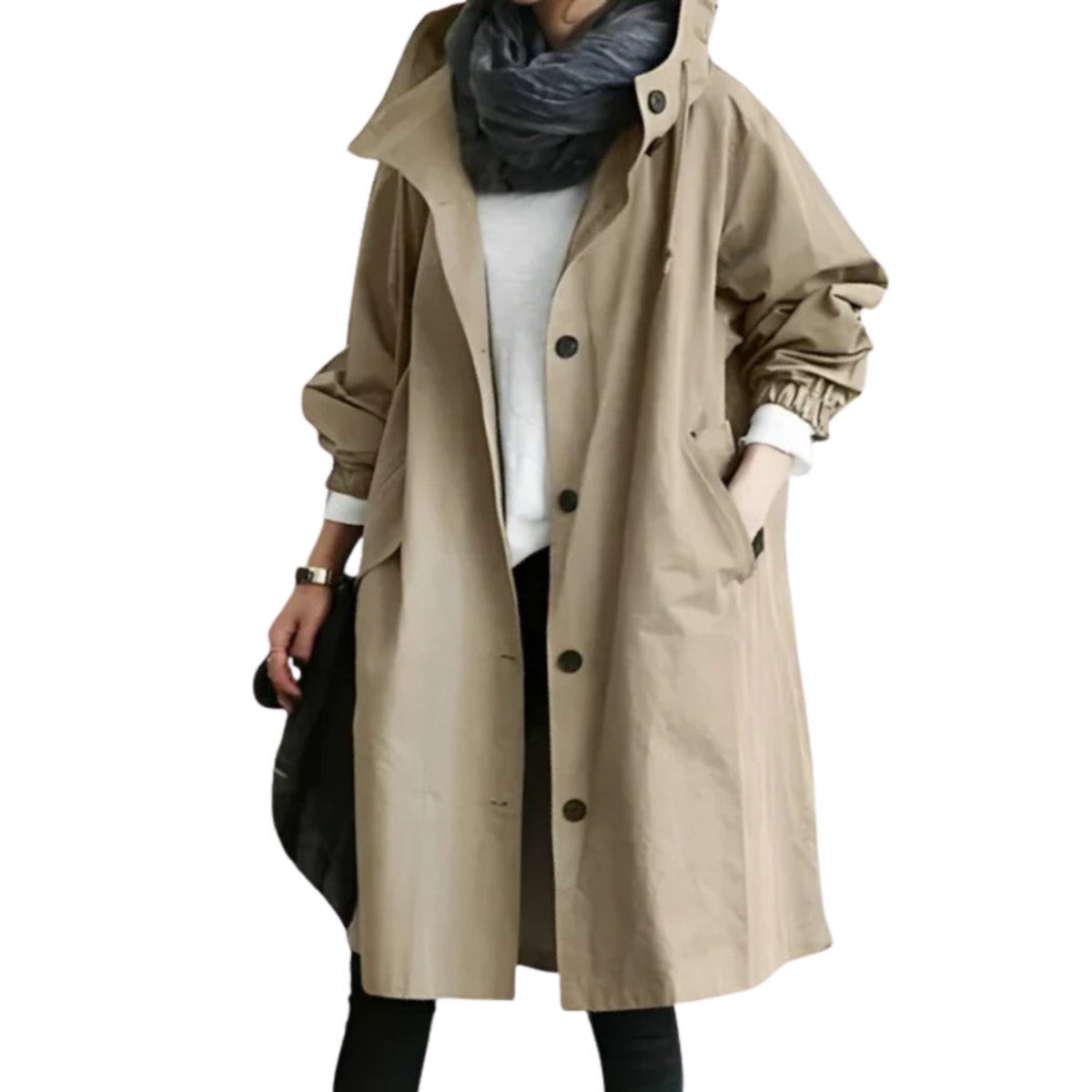 Women's Windproof Trench – Waterproof Mid-Season