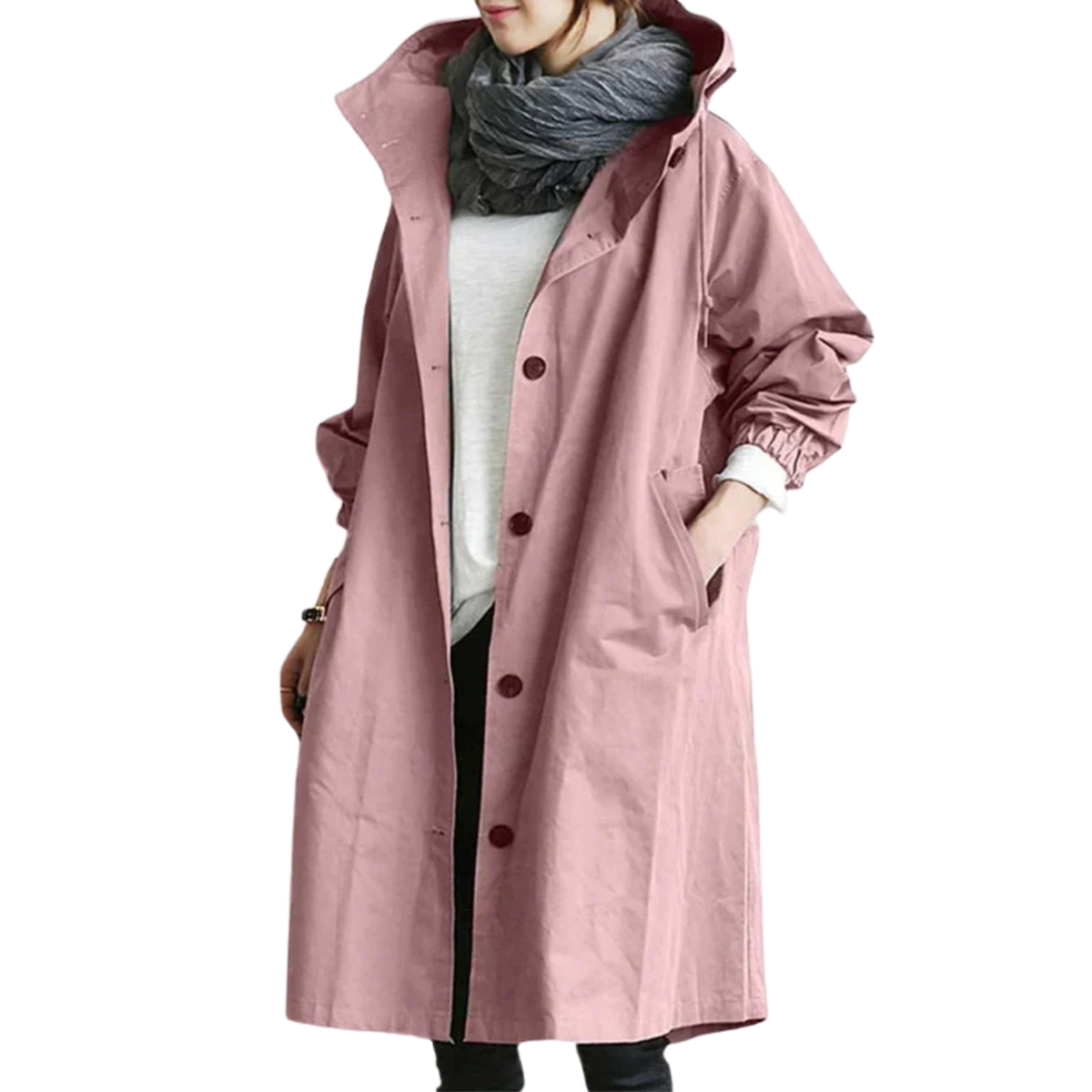 Women's Windproof Trench – Waterproof Mid-Season