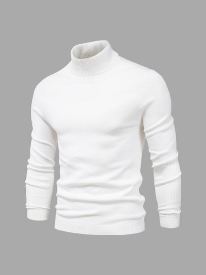 Men's Roll-Neck Jumper – Winter Knit