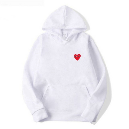 Women's Embroidered Heart Hoodie – Comfortable Hoodie