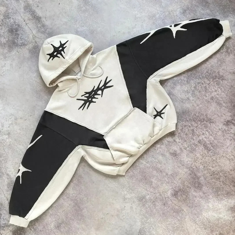 Women's Oversized Vintage Star Hoodie – Washed Hoodie