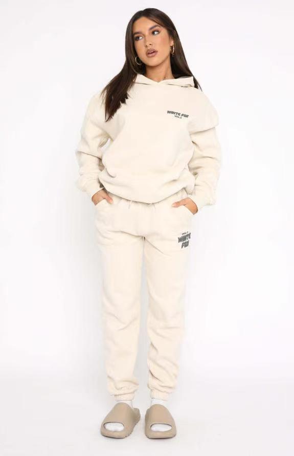 Women's Hoodie & Jogger Set – Two-Piece Tracksuit