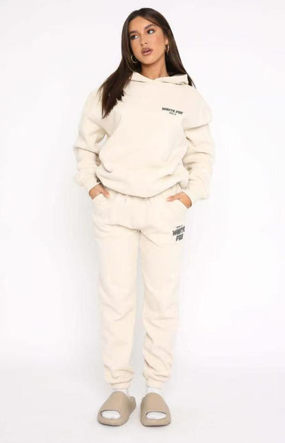 Women's Hoodie & Jogger Set – Two-Piece Tracksuit