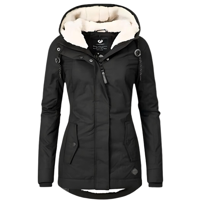 Women's Long Coat – Waterproof Winter