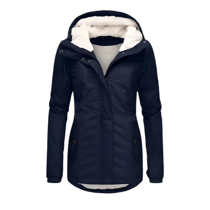 Women's Long Coat – Waterproof Winter