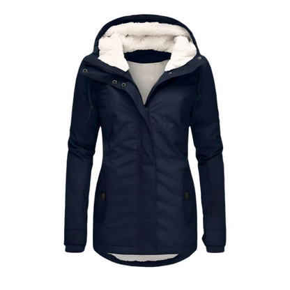 Women's Long Coat – Waterproof Winter