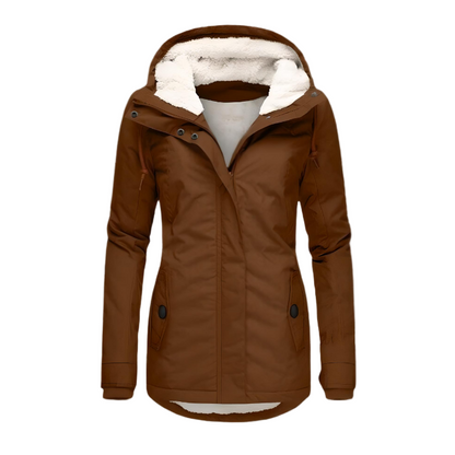 Women's Long Coat – Waterproof Winter