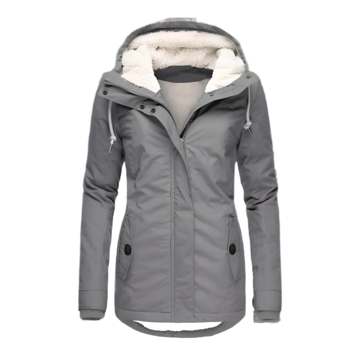 Women's Long Coat – Waterproof Winter