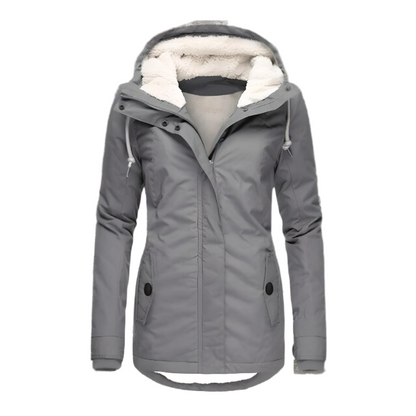 Women's Long Coat – Waterproof Winter