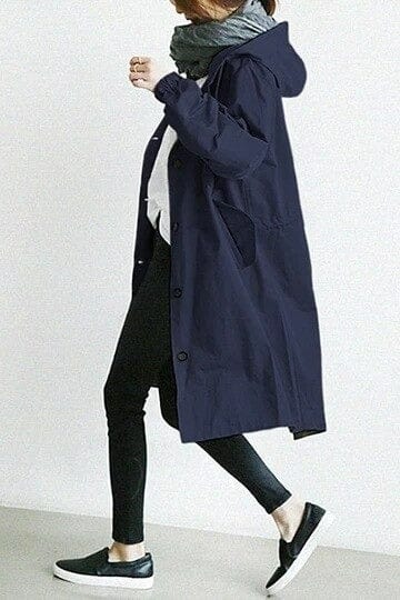 Women's Waterproof Trench Coat – Plus Sizes