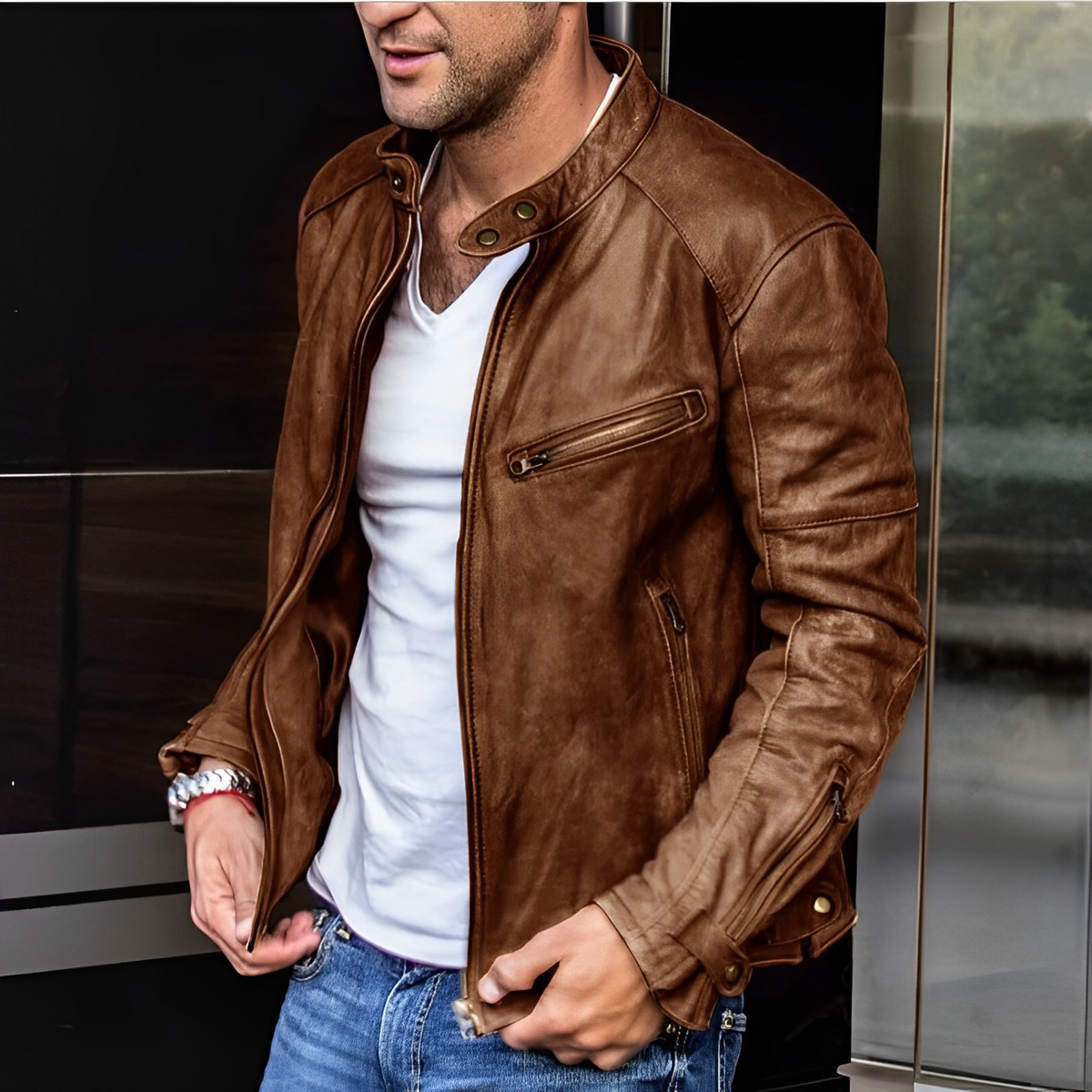 Men's Aviator Jacket – All-Season Modern