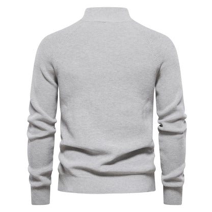 Men's Trucker Jumper – Half-Zip Collar Winter