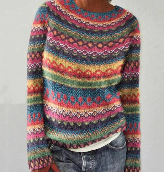Women's Winter Jumper – Warm Roll Neck Plus Sizes