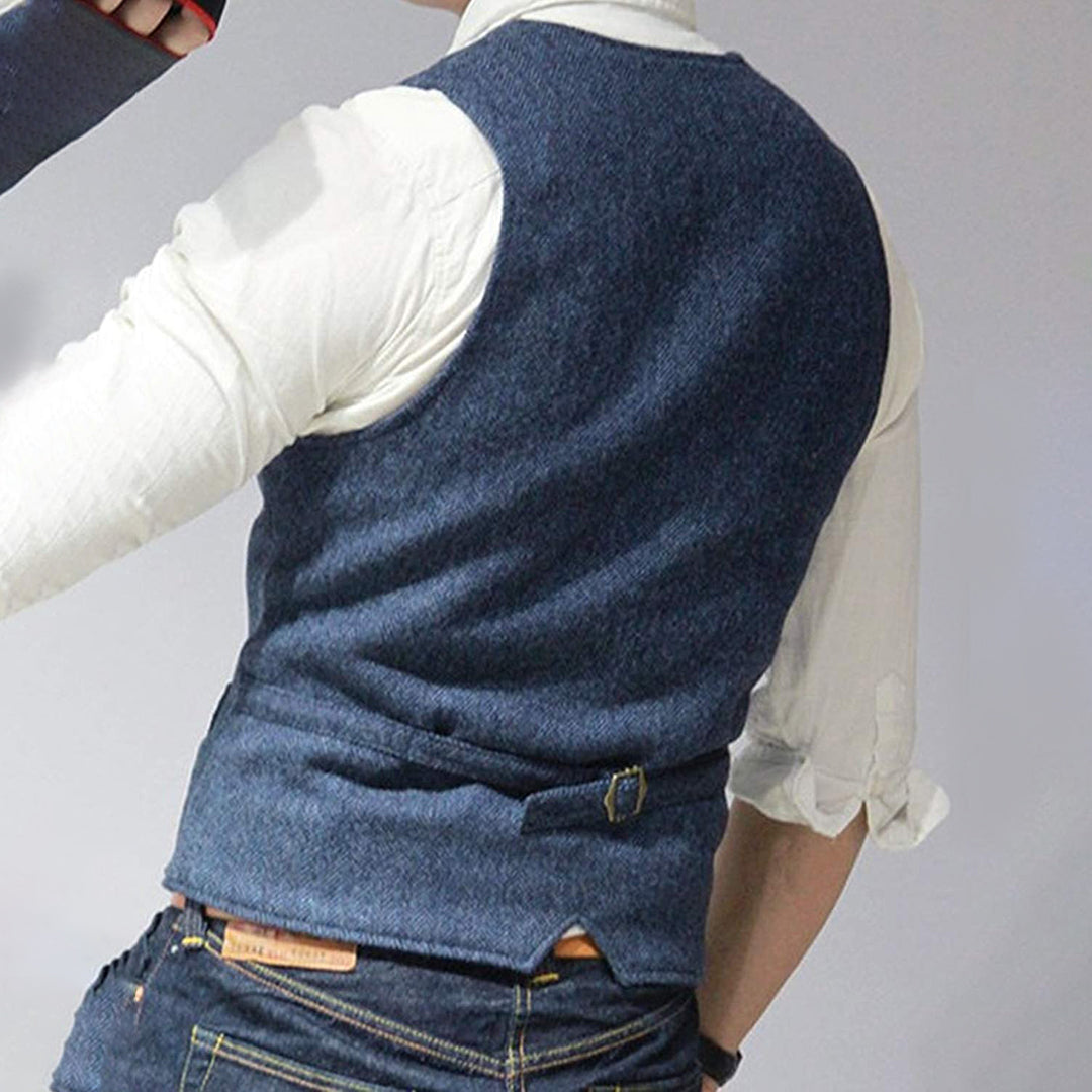 Men's Sleeveless Waistcoat – Suit Waistcoat