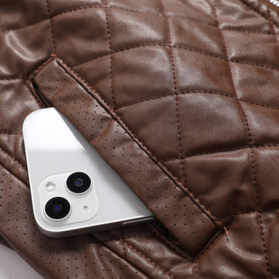 Men's Biker Jacket – Warm Autumn