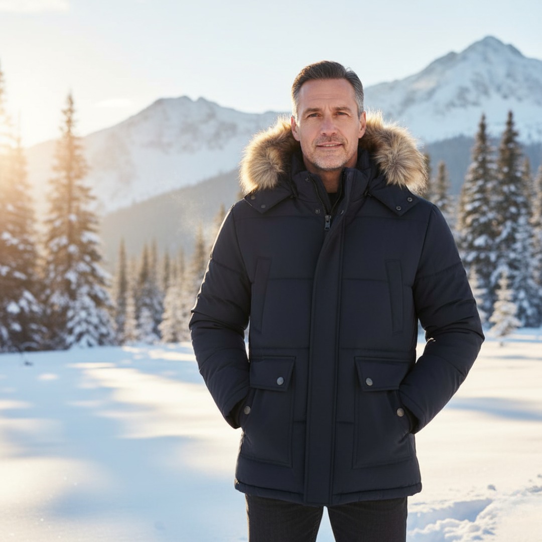 Men's Winter Parka – Insulated Warm Coat