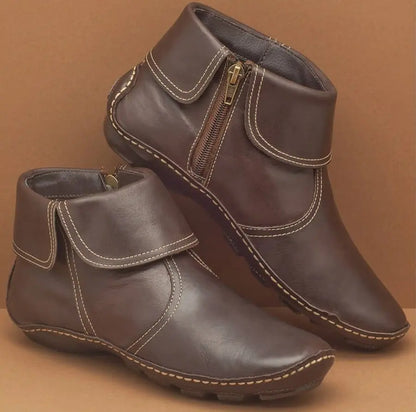 Women's Vintage Ankle Boots – With or without Zip