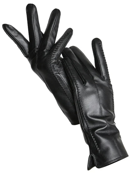 Women's Winter Gloves – Warm Faux Leather