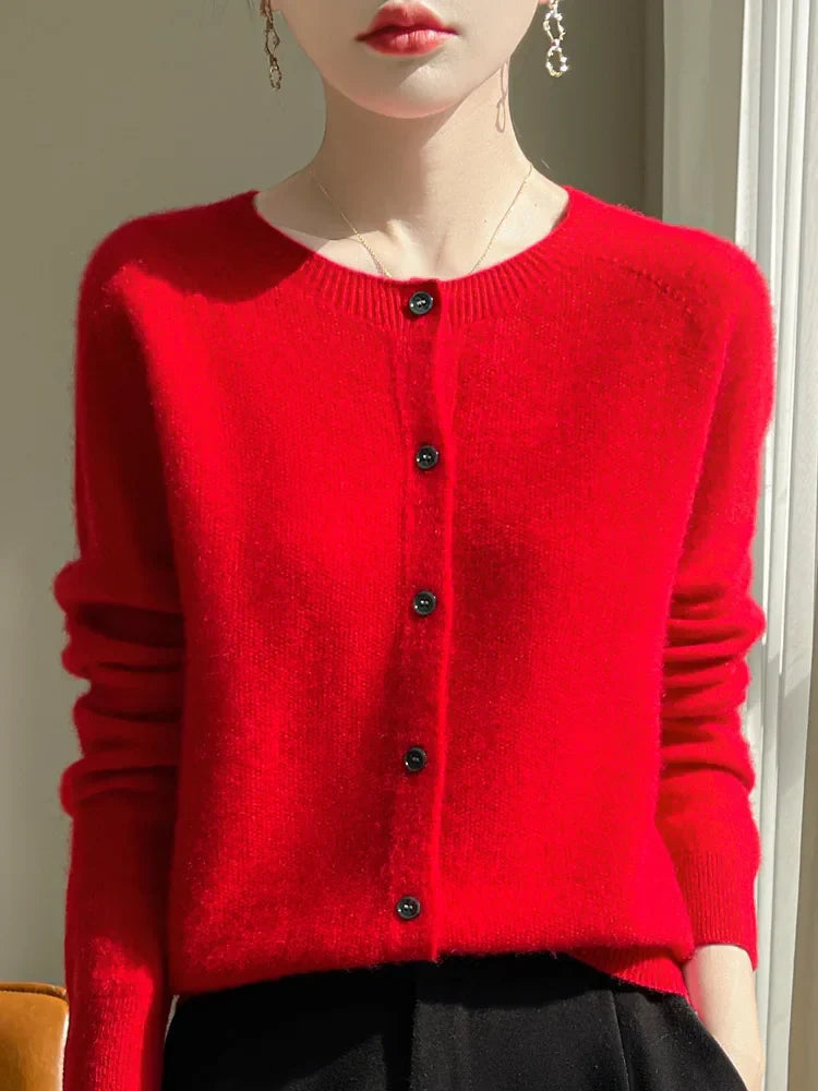Women's Cardigan – Comfortable Autumn Winter