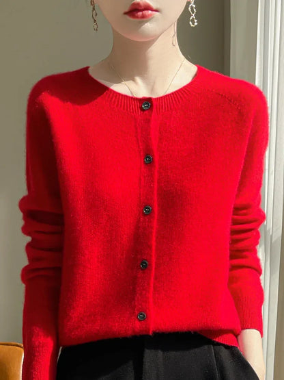 Women's Cardigan – Comfortable Autumn Winter