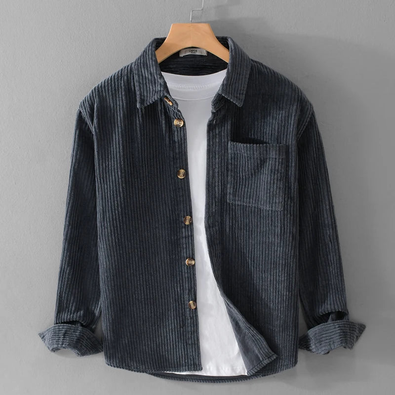 Men's Corduroy Shirt – Autumn Winter