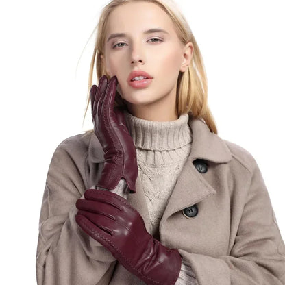 Women's Winter Gloves – Warm Faux Leather