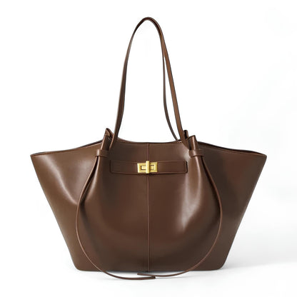 Women's Large Handbag in Faux Leather – Work & School Tote Bag