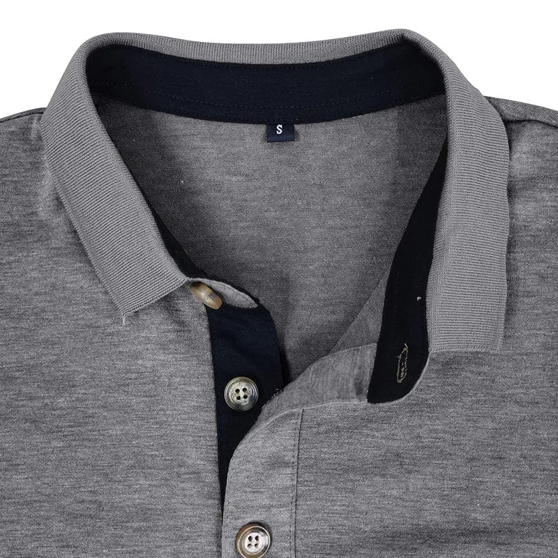 Men's Long-Sleeve Polo – Autumn Winter