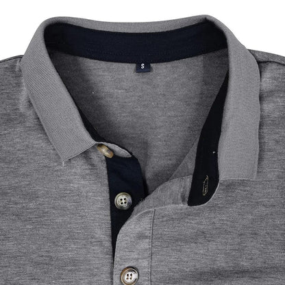 Men's Long-Sleeve Polo – Autumn Winter