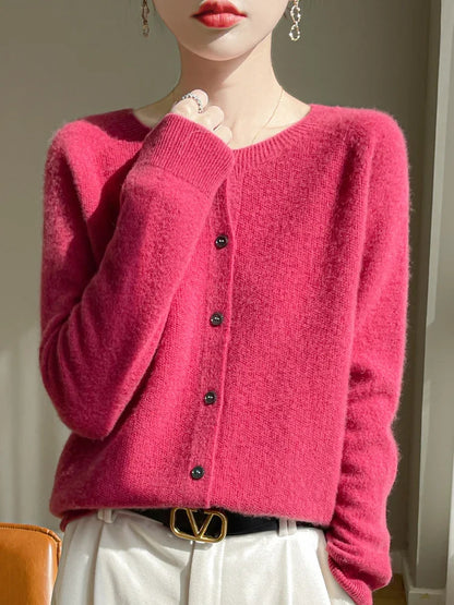 Women's Cardigan – Comfortable Autumn Winter