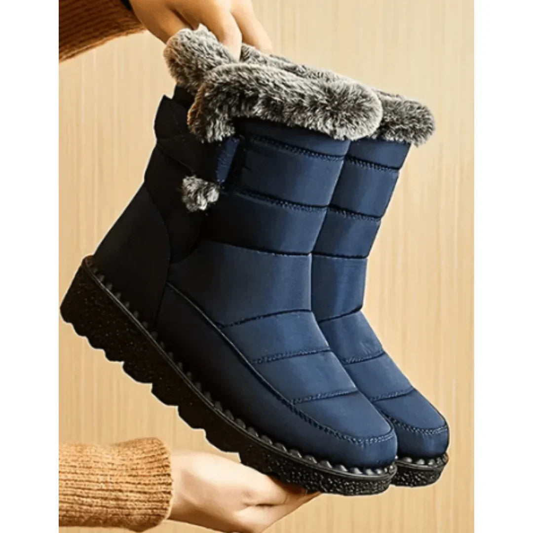 Women's Waterproof Snow Boots – Warm Non-Slip Winter Boots