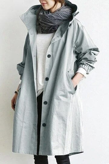 Women's Waterproof Trench Coat – Plus Sizes