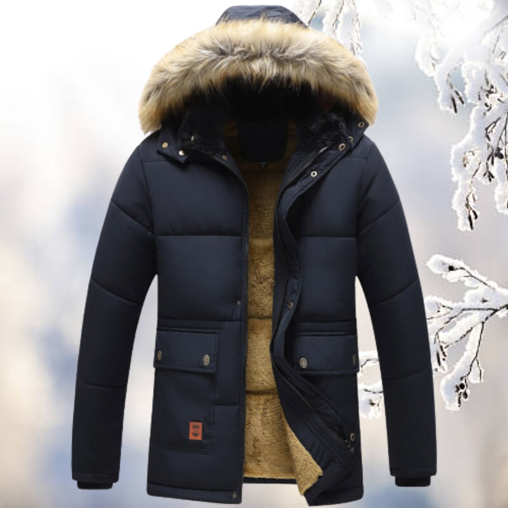 Men's Winter Parka – Insulated Warm Coat