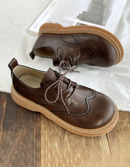 Women's Derby Shoes – Square Toe Wide Fit