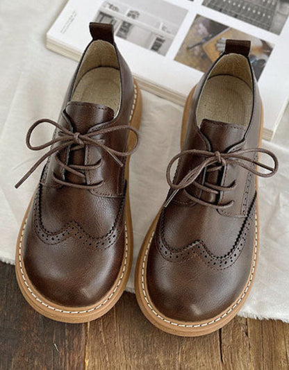 Women's Derby Shoes – Square Toe Wide Fit