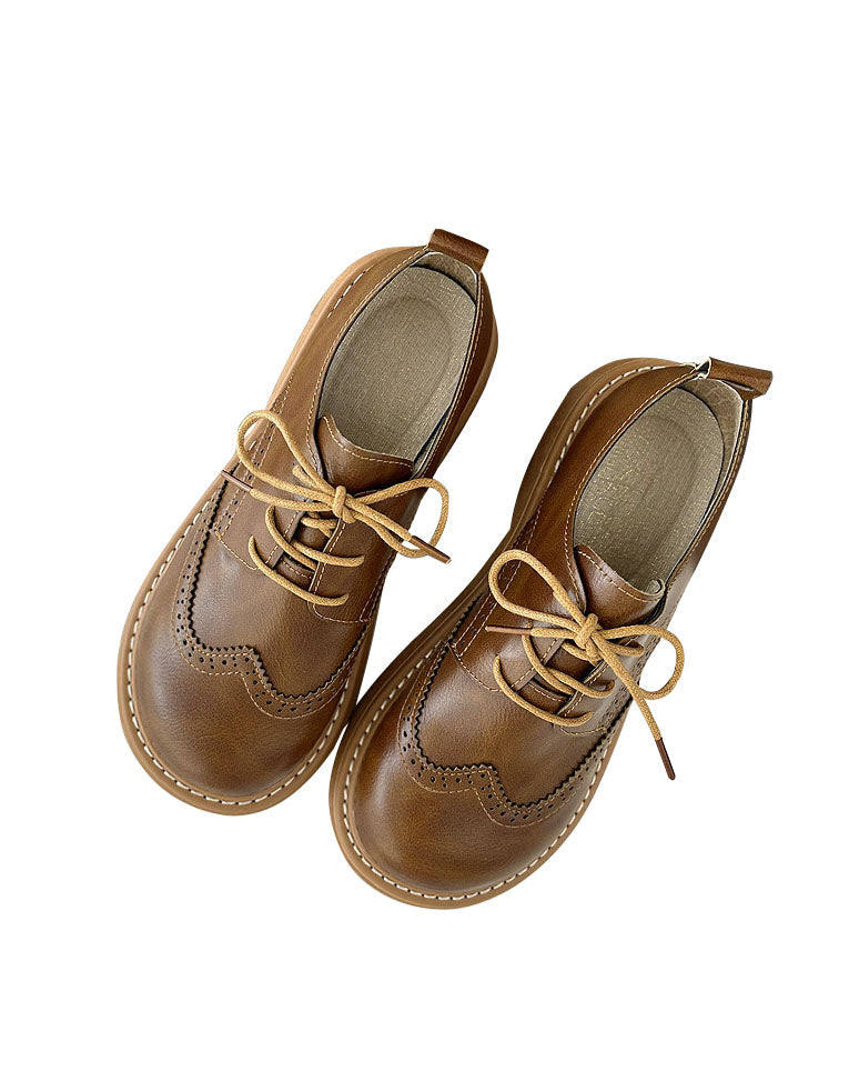 Women's Derby Shoes – Square Toe Wide Fit