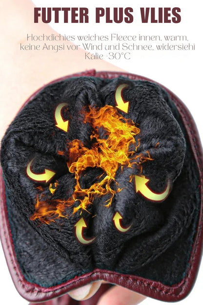 Women's Winter Gloves – Warm Faux Leather