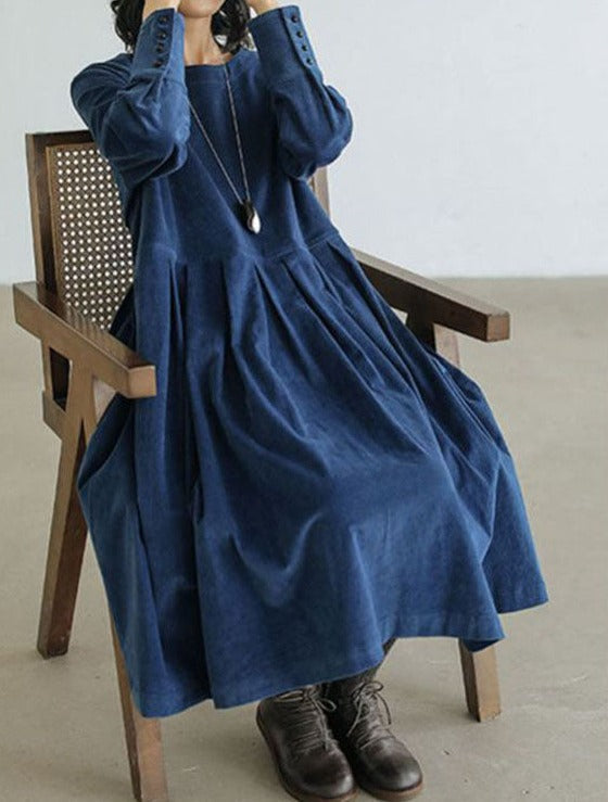 Women's Velvet Dress – Long Winter Dress