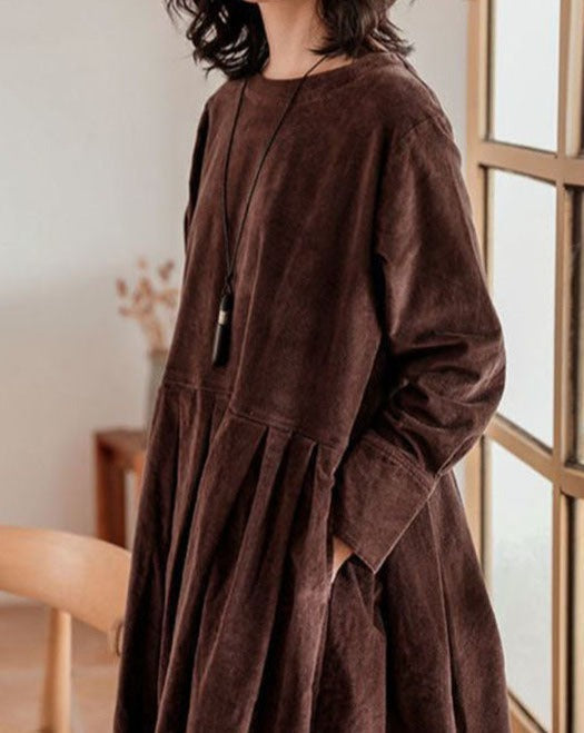 Women's Velvet Dress – Long Winter Dress