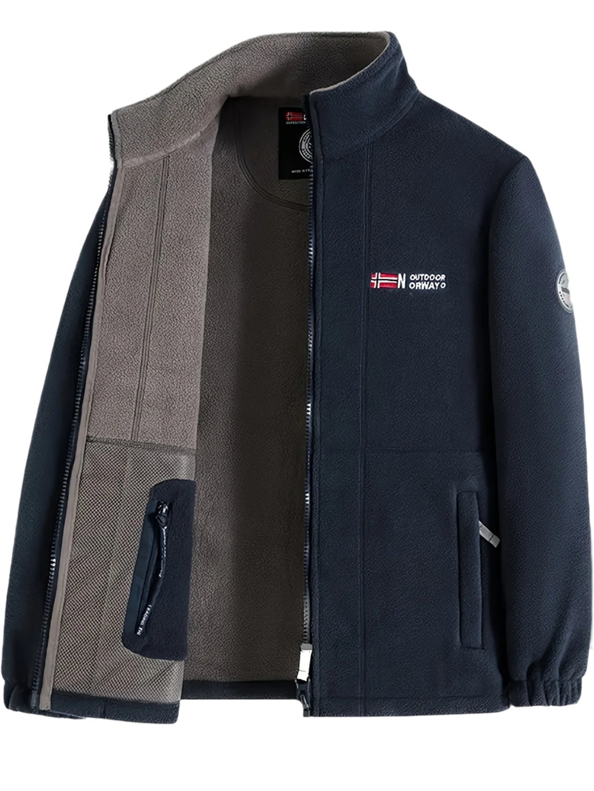 Men's Fleece Jacket – Light and Warm Mid-Season