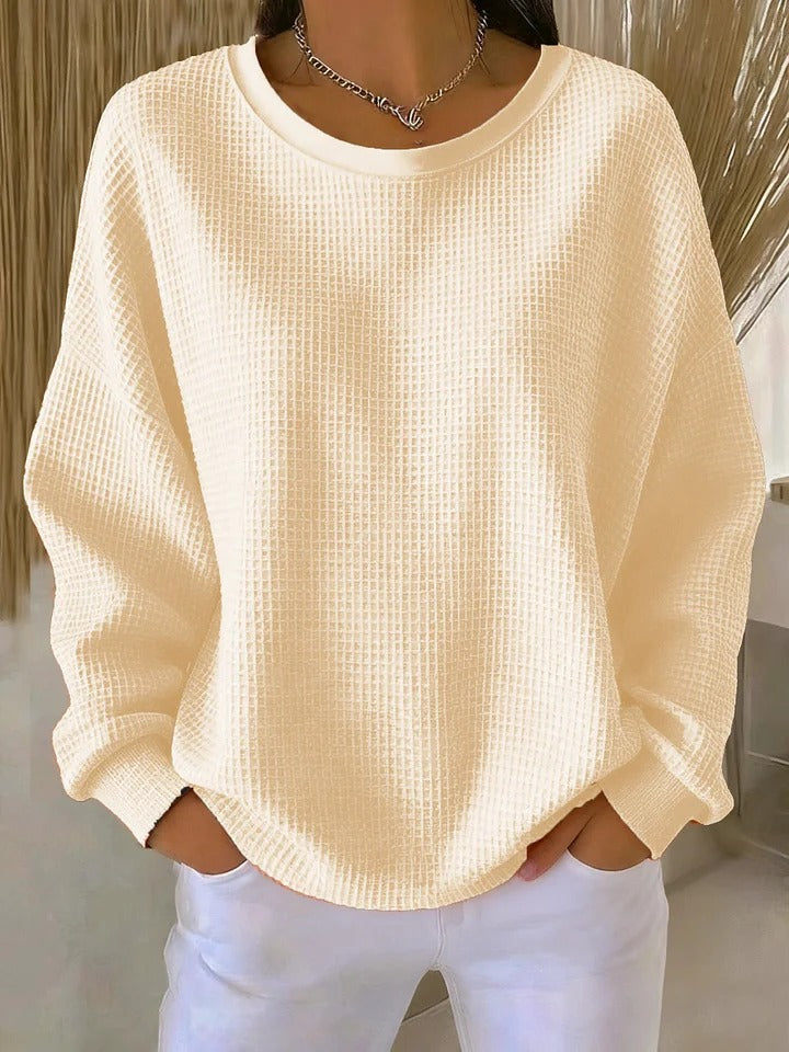 Women's Comfortable Jumper – Relaxed Fit Autumn Winter