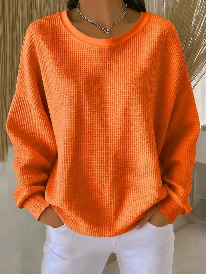 Women's Comfortable Jumper – Relaxed Fit Autumn Winter