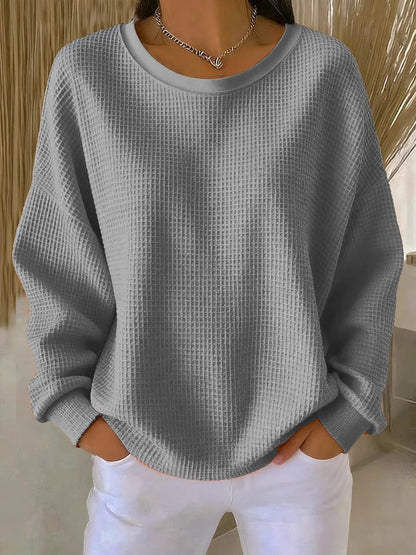 Women's Comfortable Jumper – Relaxed Fit Autumn Winter